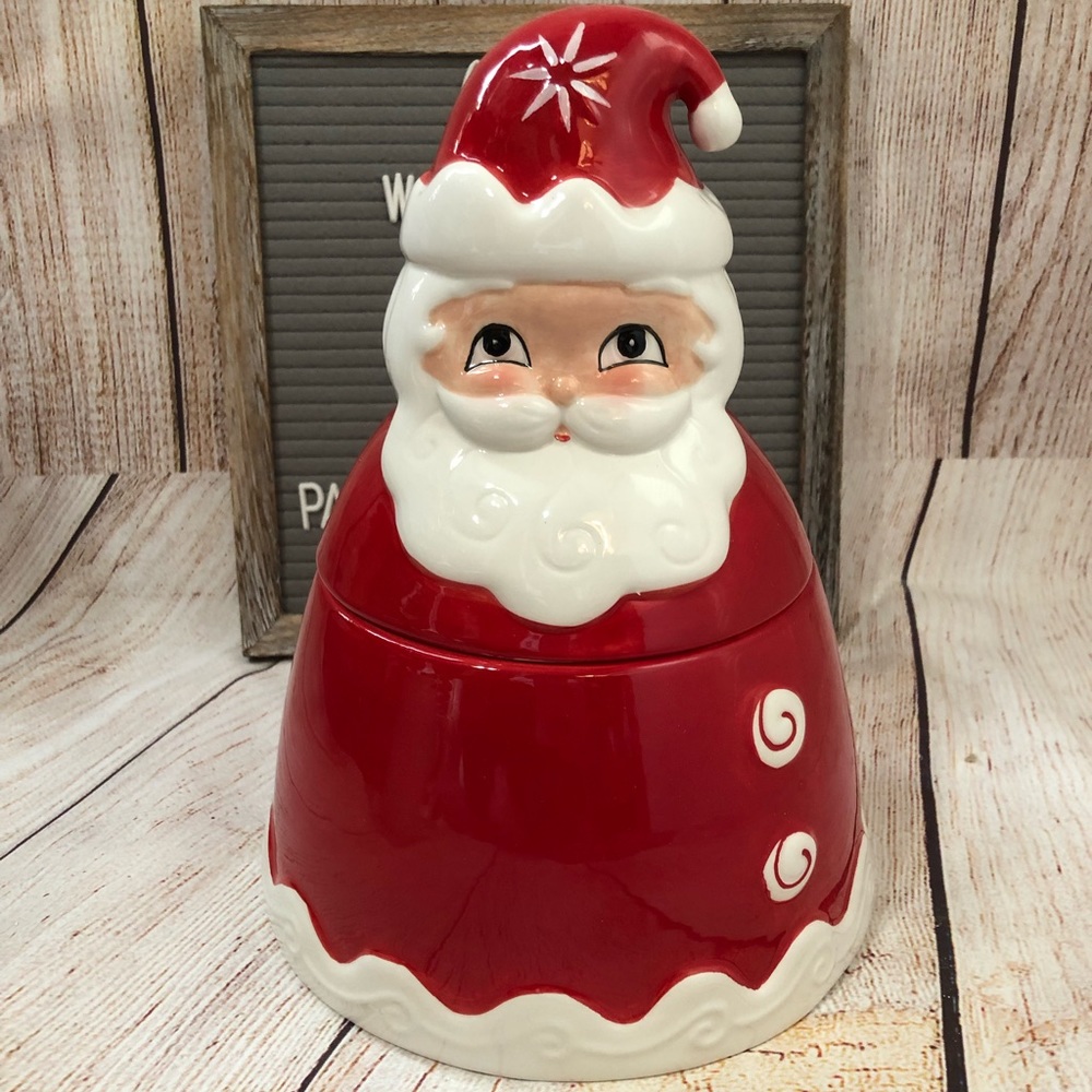 Johanna Parker Canister Santa Claus NWT - Picture 2 of 6
